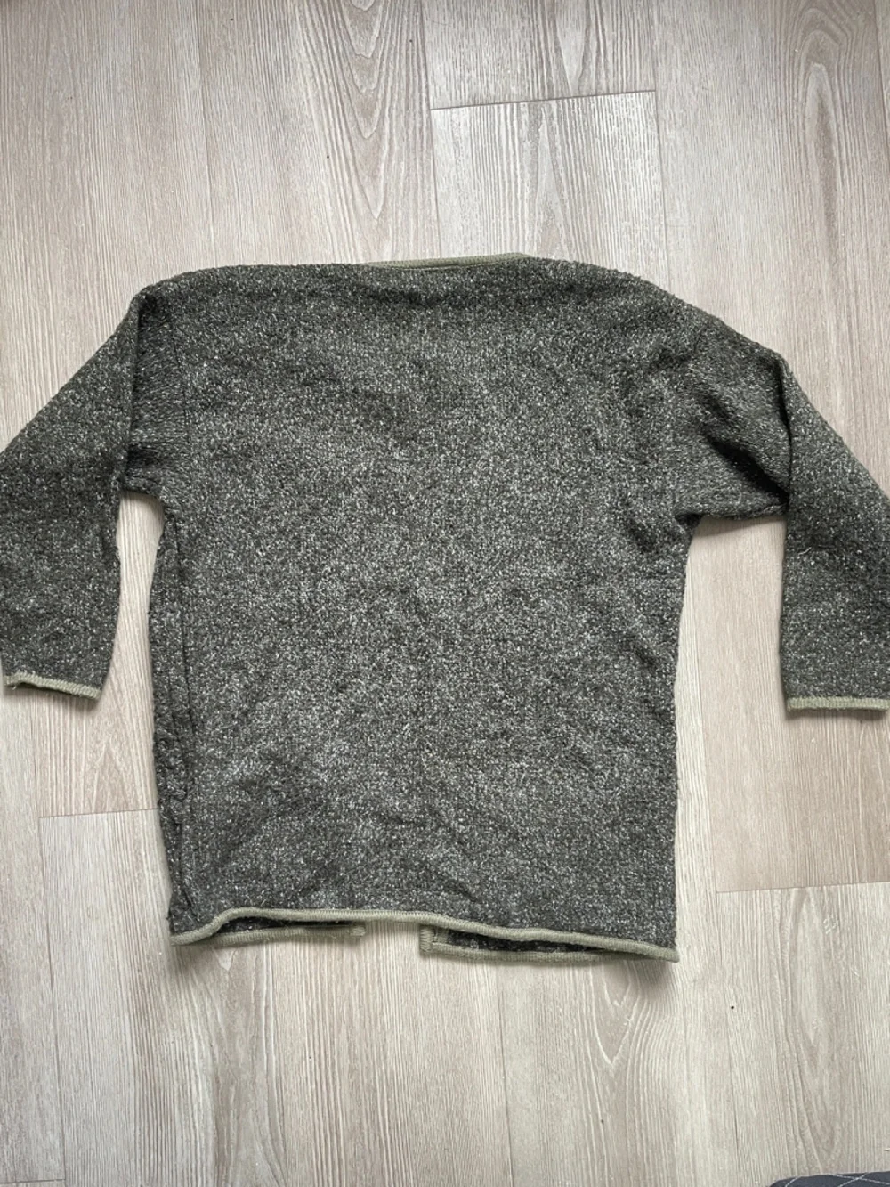 Vintage Austrian Wool Blend Cardigan Sweater with Grandmacore Embroidery - Picture 7 of 7